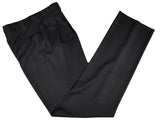 Luigi Bianchi Suit 40R Charcoal White/Blue Striped 3-Button 140's Wool
