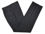 Luigi Bianchi Lubiam Suit 44R Bold Rope Striped 3-button 120's Wool