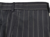Luigi Bianchi Lubiam Suit 44R Bold Rope Striped 3-button 120's Wool