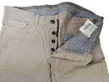 Luigi Bianchi Jeans 36 Stone Beige Straight fit Cotton