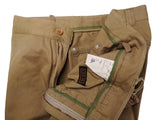 LBM 1911 Trousers 36 Tan Flat front Full Leg Cotton
