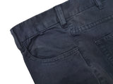 LBM 1911 Trousers 36 Navy Blue Flat front Straight Leg Cotton