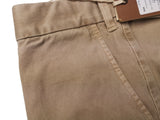 LBM 1911 Trousers 35 Washed Beige Pleated front Full Leg Cotton Micro Cord