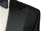 Lubiam Luigi Bianchi Tuxedo 41/42S Black 1-button Pure wool