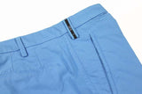 FINAL SALE PT01 Trousers: 34, Washed turquoise, flat front, cotton/elastane