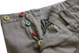 FINAL SALE PT01 Trousers: 36, Beige twill, fat front, soft cotton