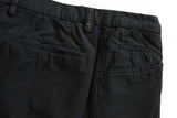 FINAL SALE PT01 Trousers: 32, Washed black microcheck, flat front, cotton/elastane
