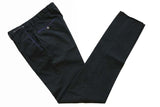 FINAL SALE PT01 Trousers: 36, Black with purple trim, flat front, cotton/elastane