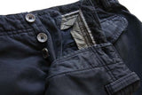 FINAL SALE PT01 Trousers: 30, Navy blue, flat front, cotton