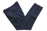FINAL SALE PT01 Trousers: 32/33, Washed navy blue, flat front side adjusters, cotton