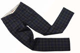 FINAL SALE PT05 Jeans: 34, Grey & navy with brown plaid, 5-pocket, pure wool flannel