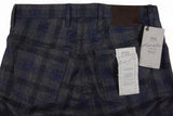 FINAL SALE PT05 Jeans: 34, Grey & navy with brown plaid, 5-pocket, pure wool flannel