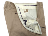 Ralph Lauren Purple Label Trousers 34 Tan Flat front Cotton