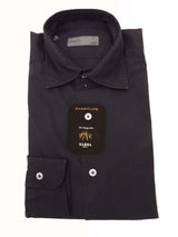 Barba Dandylife Shirt: Faded Midnight Blue, Spread collar, garment washed/dyed cotton