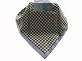 Battisti Tie: Light purple with purple/white stripes, 1-button &pocket, pure silk