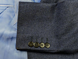 Benjamin Sample Sport Coat 38R Blue Weave 2-button Slim Fit Pure Cashmere