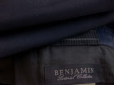 Benjamin Trousers: Dark navy, flat front, super 140's wool
