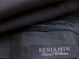 Benjamin Trousers: Charcoal gray, flat front, super 140's wool