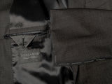 Benjamin Sartorial Suit: 38L, Charcoal gray, 2-button Napoli model, super 140's wool