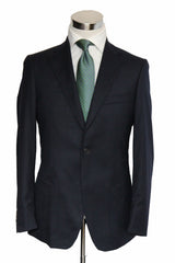 Benjamin VBC Jacket Navy Doeskin Flannel, 2-button pure wool