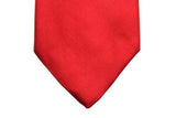 Benjamin Tie, Solid red, silk
