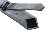 Benjamin Tie, Silver grey with tonal dots, silk