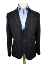 Boglioli Sport Coat 47/48R Dark navy blue 3-button Pure wool