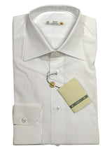 Borrelli Shirt 15 White Cotton Royal Collection