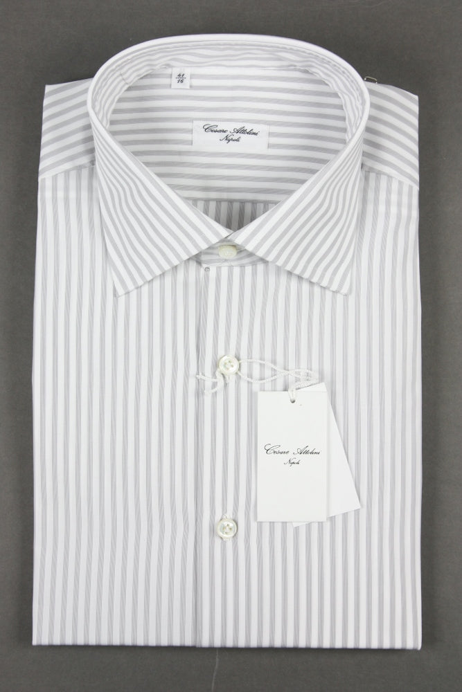 attolini dress shirts Cesare Attolini Long Sleeve Dress Shirt - White Dress Shirts, Clothing -  CEA24539