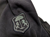 Corneliani XL/56 Navy Zip Hoodie Cotton/Technical Sweatshirt