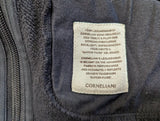 Corneliani XL/56 Navy Zip Hoodie Cotton/Technical Sweatshirt