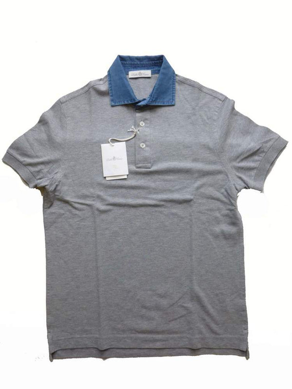 Della Ciana Polo Shirt X-Small Light Grey Cotton pique