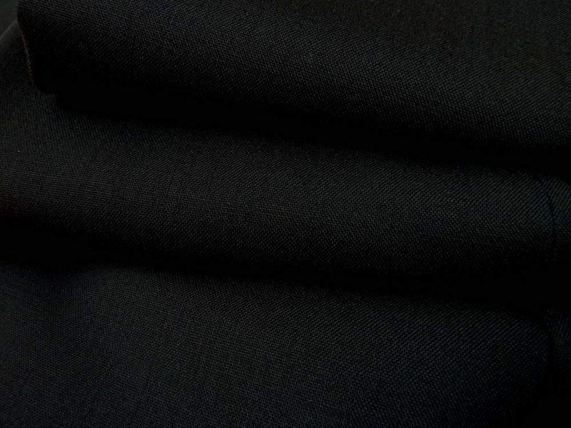 Caruso for Dell 'Oglio Suit: 46L, Black, 3 button, super 130's wool