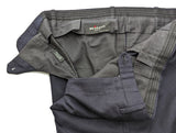 Kiton Trousers 38 Navy Flat Front Wool Flannel