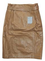 Kiton Women's Skirt Tan Leather IT 42