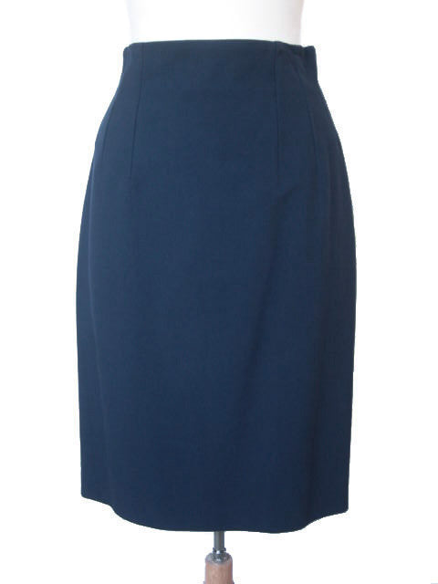 Kiton Women's Skirt Blue Cotton Stretch IT 42