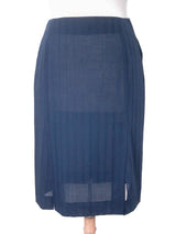 Kiton Women's Skirt Woven Stripe Wool IT 42