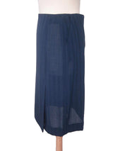 Kiton Women's Skirt Woven Stripe Wool IT 42