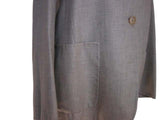 Kiton Women's Light Grey Cashmere Unlined Spring Coat IT 42/US 8/10