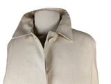 Kiton Women's Beige Linen/Silk Coat IT 42/US 8/10