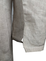 Kiton Women's Sand Beige Linen Smock Dress IT 42/US 8