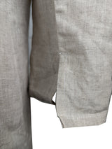 Kiton Women's Sand Beige Linen Smock Dress IT 44/US 10