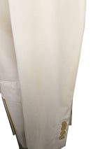 Kiton Women's Cream Double Breasted Wool Blazer IT 42/US 8 DMG