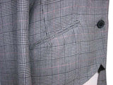 Kiton Women's Grey Plaid Cashmere Blazer IT 42/US 8/10