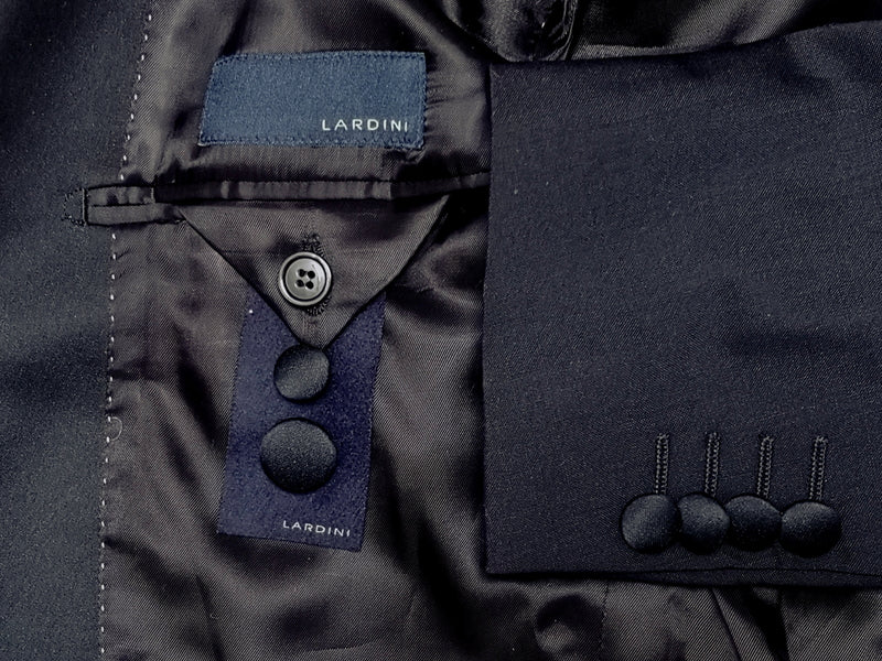 Lardini Dinner Jacket 41/42R Black 1-Button Shawl Collar