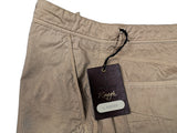 Luigi Bianchi Shorts 36, Tan Tailored Pure Cotton