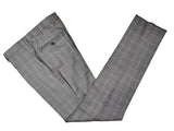 Luigi Bianchi Suit 40R Light grey with sky plaid 2-button Wool