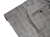 Luigi Bianchi Suit 40R Light grey with sky plaid 2-button Wool