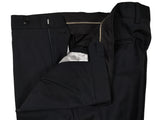 Luigi Bianchi Suit 36S, Soft black 3-button Wool 110s