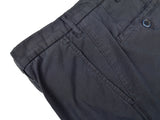 Luigi Bianchi Suit 39/40R, Washed navy plaid Rolling 3-button Cotton blend